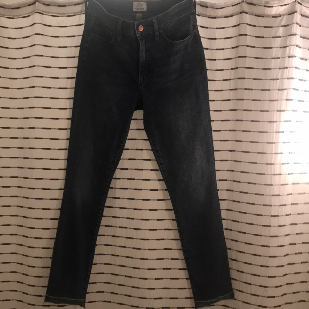 J Crew 9” Highrise Skinny Jeans size 27